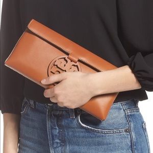 Tory Burch Miller Leather Clutch